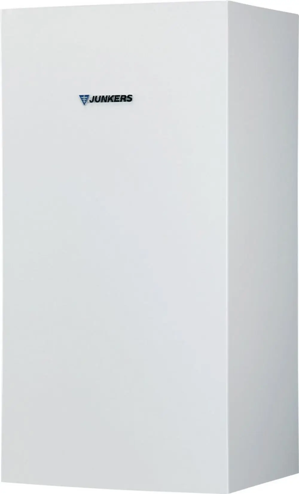 Weiße, rechteckige Wandmontageeinheit mit einem klaren, schlichten Design. Logo von Bosch deutlich sichtbar auf der Frontseite.